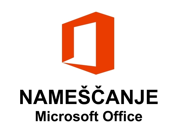 Nameščanje Microsoft Office